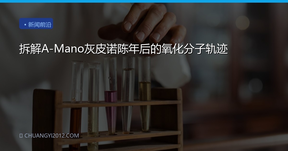 拆解A-Mano灰皮诺陈年后的氧化分子轨迹